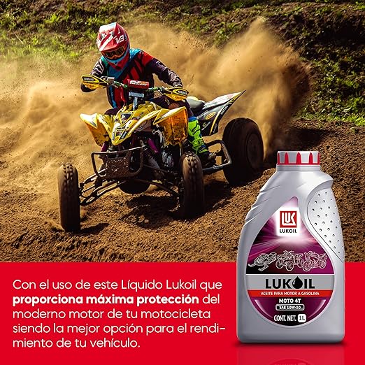 Aceite de Motor para Motocicleta Lukoil Moto 4T SAE 10W-30 1L