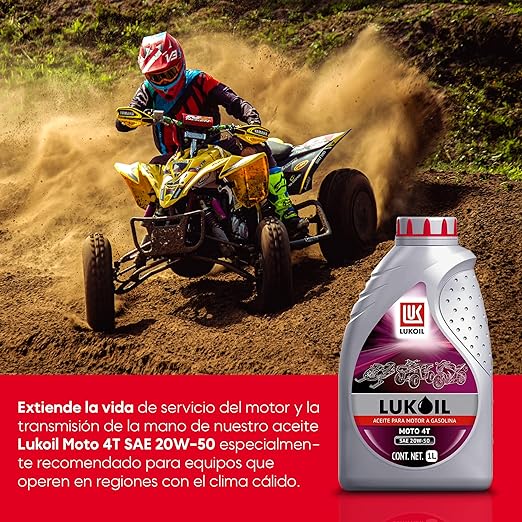 Aceite de Motor para Motocicleta Lukoil Moto 4T SAE 20W-50 1L