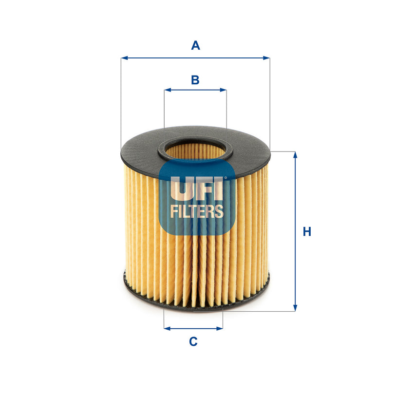 Filtro de Aceite Toyota RAV4 3.5 V6 2006-2012 UFI 25.196.00 OEM