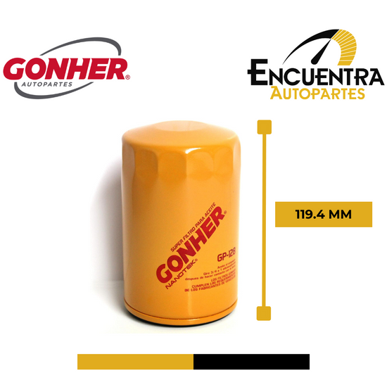 Kit de Filtros de Aceite Marca Gonher 6pz GP-128 Escape Focus Ford KA