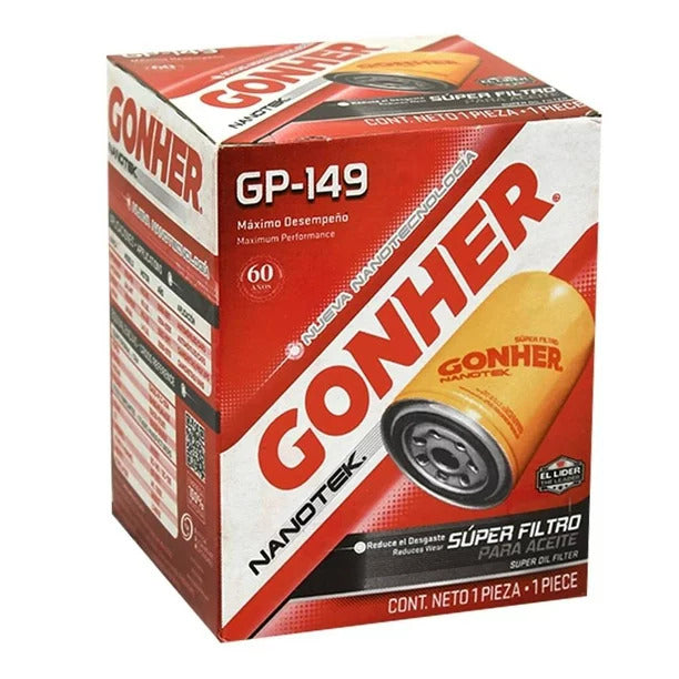 Filtro De Aceite para Nissan Np300 L4 2.4l 2010-2015 | Gonher ® GP-149