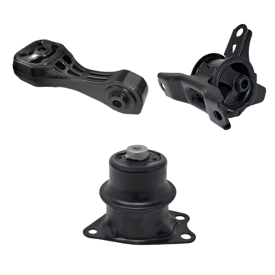 Kit 3 Soportes De Motor Para Honda Fit L4 1.5l 2009-2014 Std