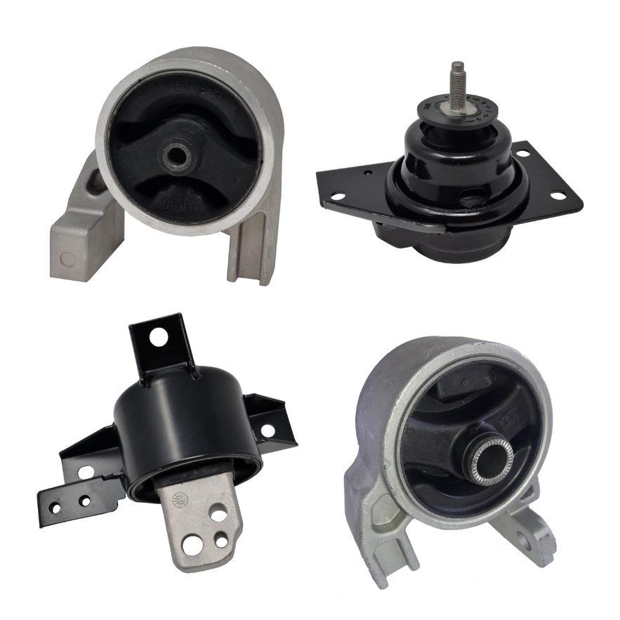 Kit De 4 Soportes De Motor Kia Rio L4 1.6l 2006-2011 Std