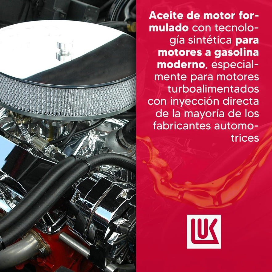 Aceite de Motor Sintético Lukoil Genesis Advanced SAE 5W-20 Garrafa 5 Litros