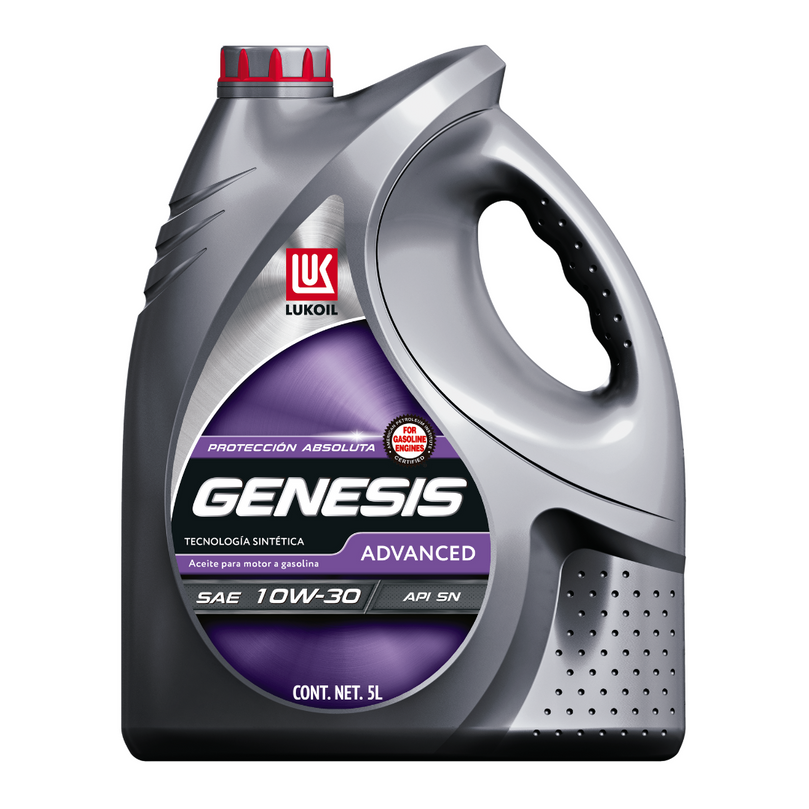 Aceite de Motor Sintético Lukoil Genesis Advanced SAE 10W-30 5L