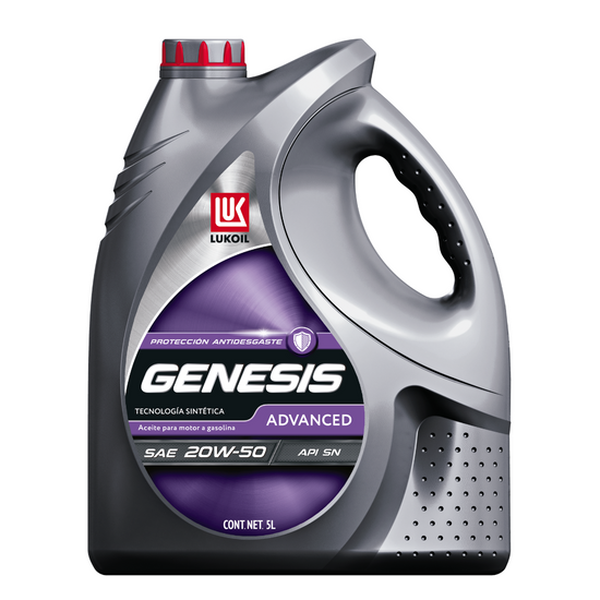 Aceite de Motor Sintético Lukoil Genesis Advanced SAE 20W-50 Garrafa 5L