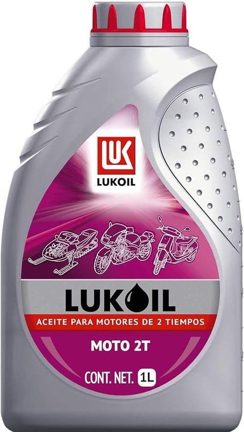 Aceite Para Motor De Dos Tiempos Lukoil Moto 2T 1 LITRO