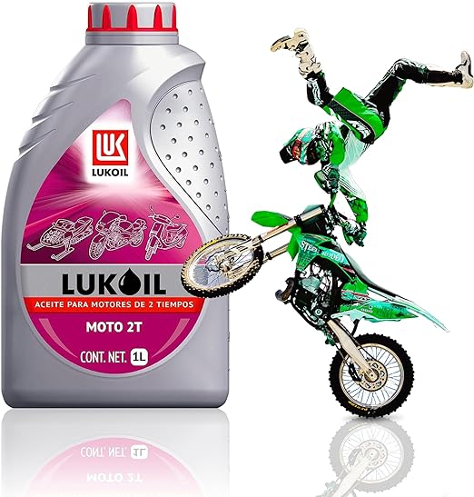 Aceite Para Motor De Dos Tiempos Lukoil Moto 2T 1 LITRO