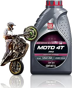 Aceite Sintético para Motocicleta Lukoil Moto PRO 4T 10W-50 1L