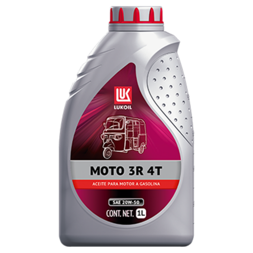 Aceite para Motocicleta Lukoil Moto 3R 4T SAE 20W-50 1L