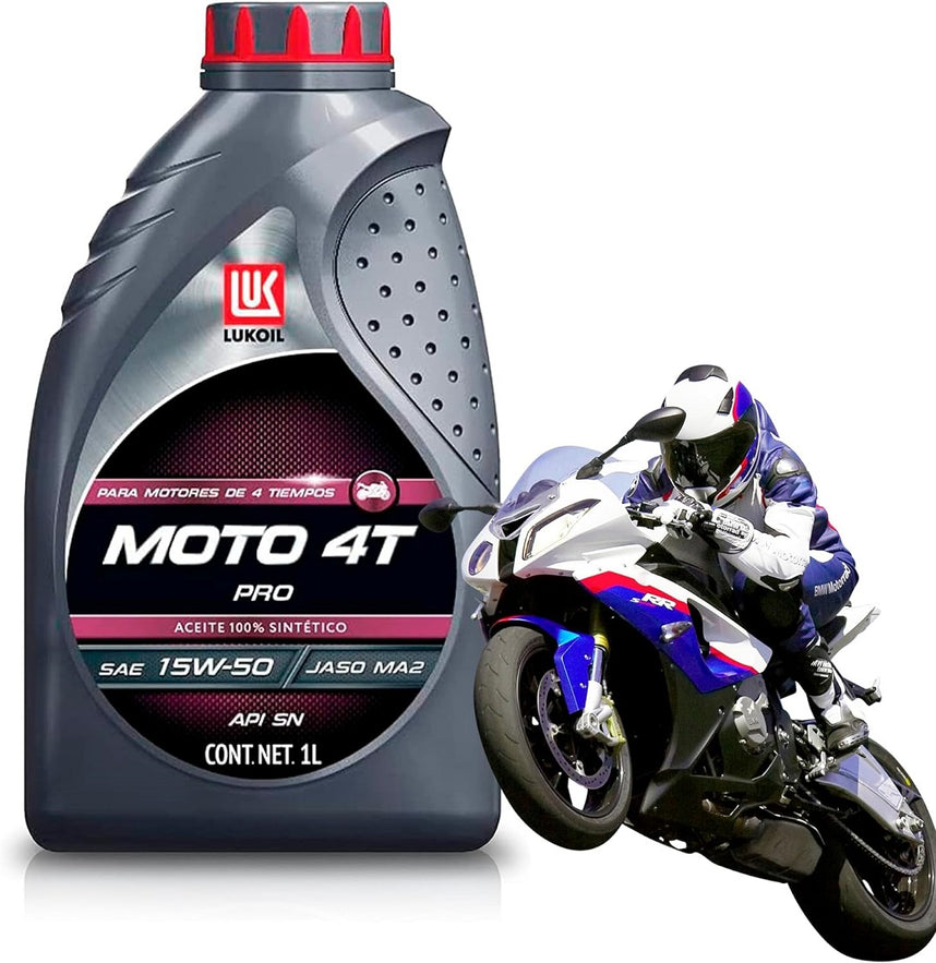 Aceite de Motor para Motocicleta Moto 4T SAE 15W-50 Lukoil 1L