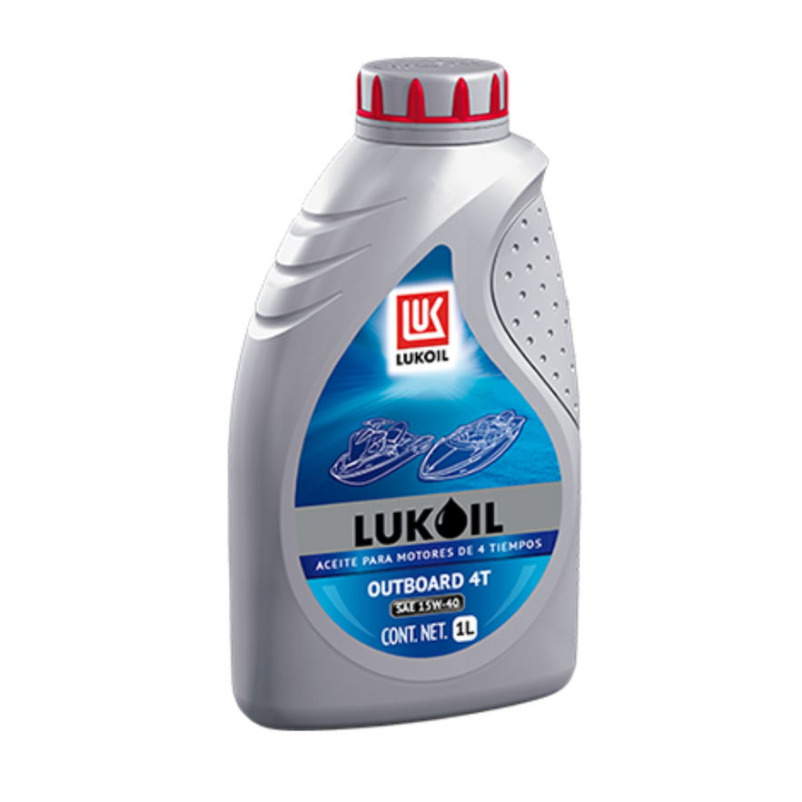 Aceite Sintético Lukoil Outboard 4T 15W-40 1L Fuera de Borda